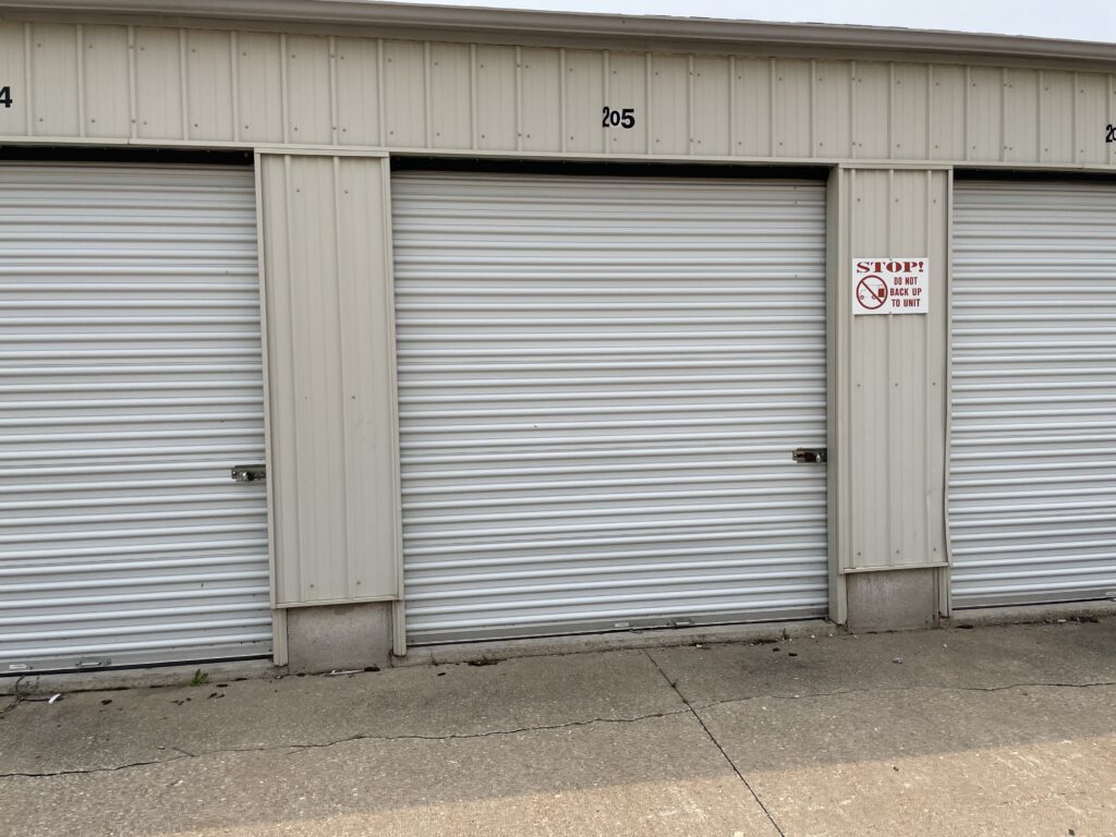 Unit 205 - Drive-up self-storage unit for rent in Davenport, Iowa
