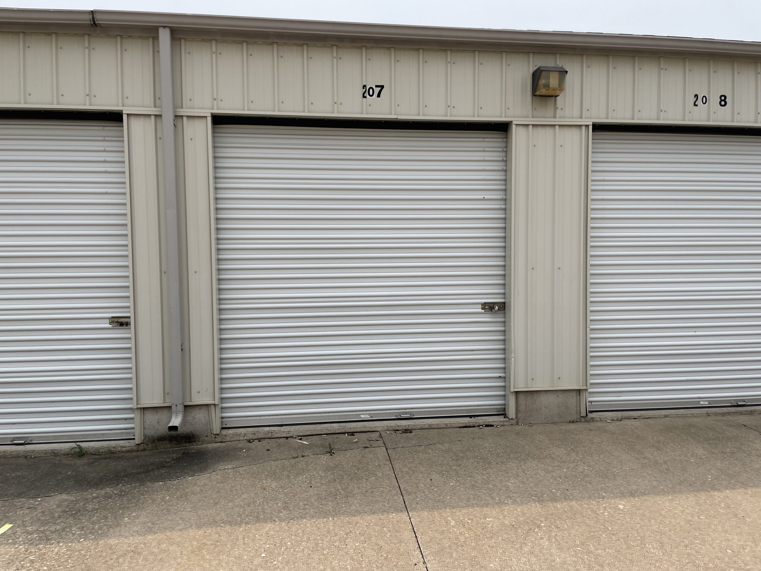 Unit 207 - Drive-up self-storage unit for rent in Davenport, Iowa