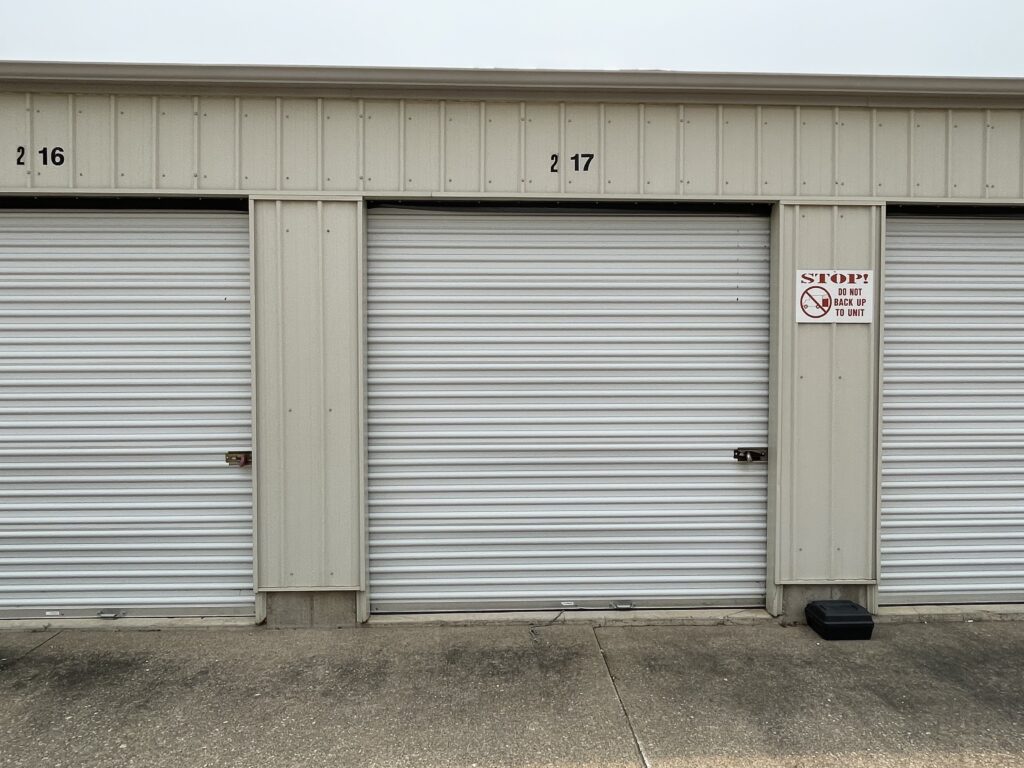 Unit 217 - Drive-up self-storage unit for rent in Davenport, Iowa