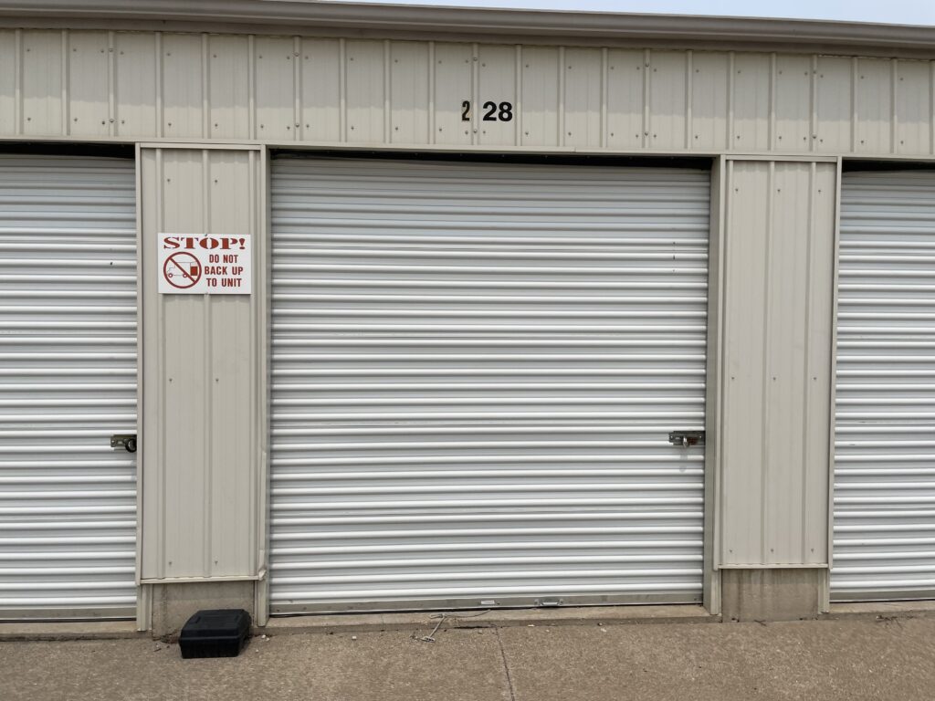 Drive-up self-storage unit for rent in Davenport, Iowa - Unit 228