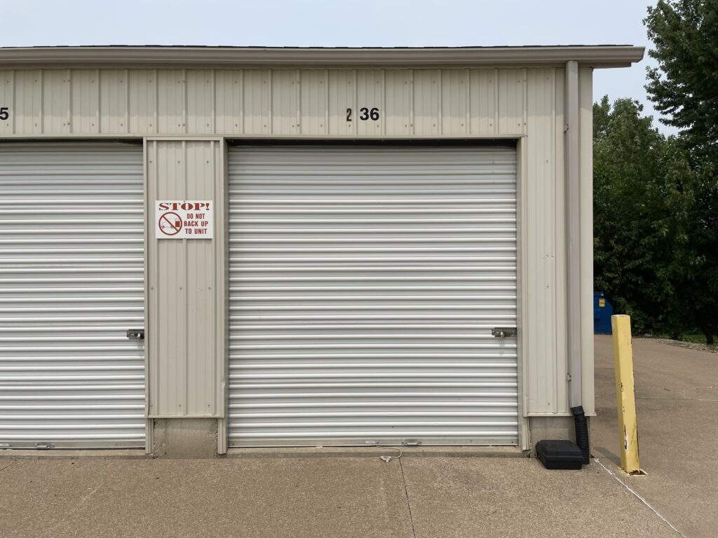 Unit 236 - Drive-up self-storage unit for rent in Davenport, Iowa