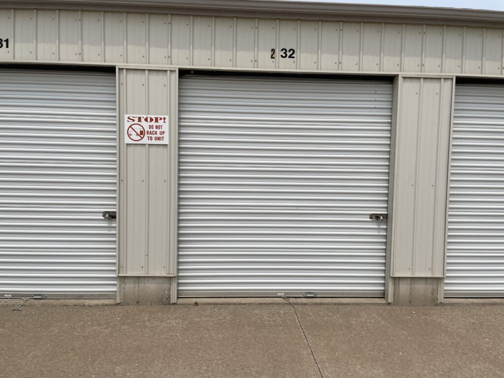 Unit 322 - Drive-up self-storage unit for rent in Davenport, Iowa