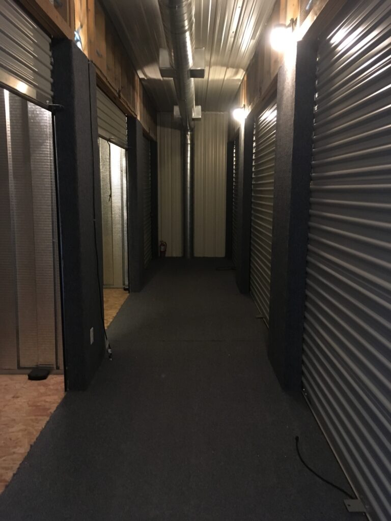 Indoor Climate-Controlled Storage units in Davenport, Iowa (hallway)