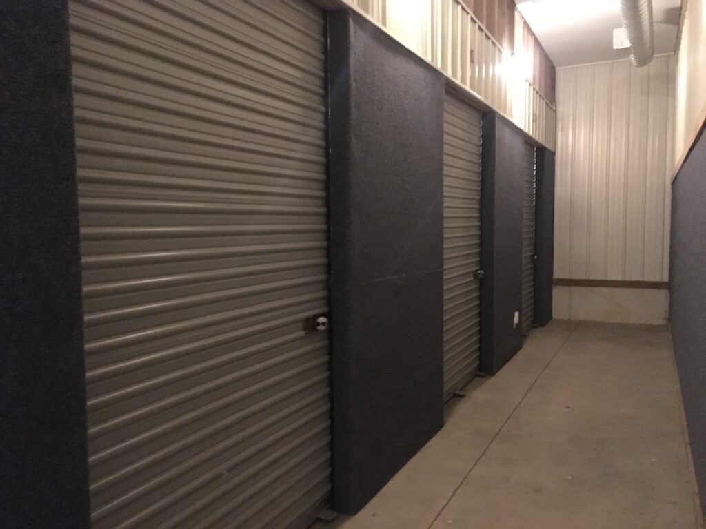 indoor Climate-Controlled Storage units in Davenport, Iowa (left - dark)
