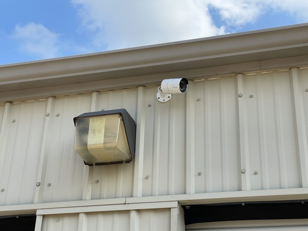 Security camera at Davenport Storage Center in Davenport, Iowa